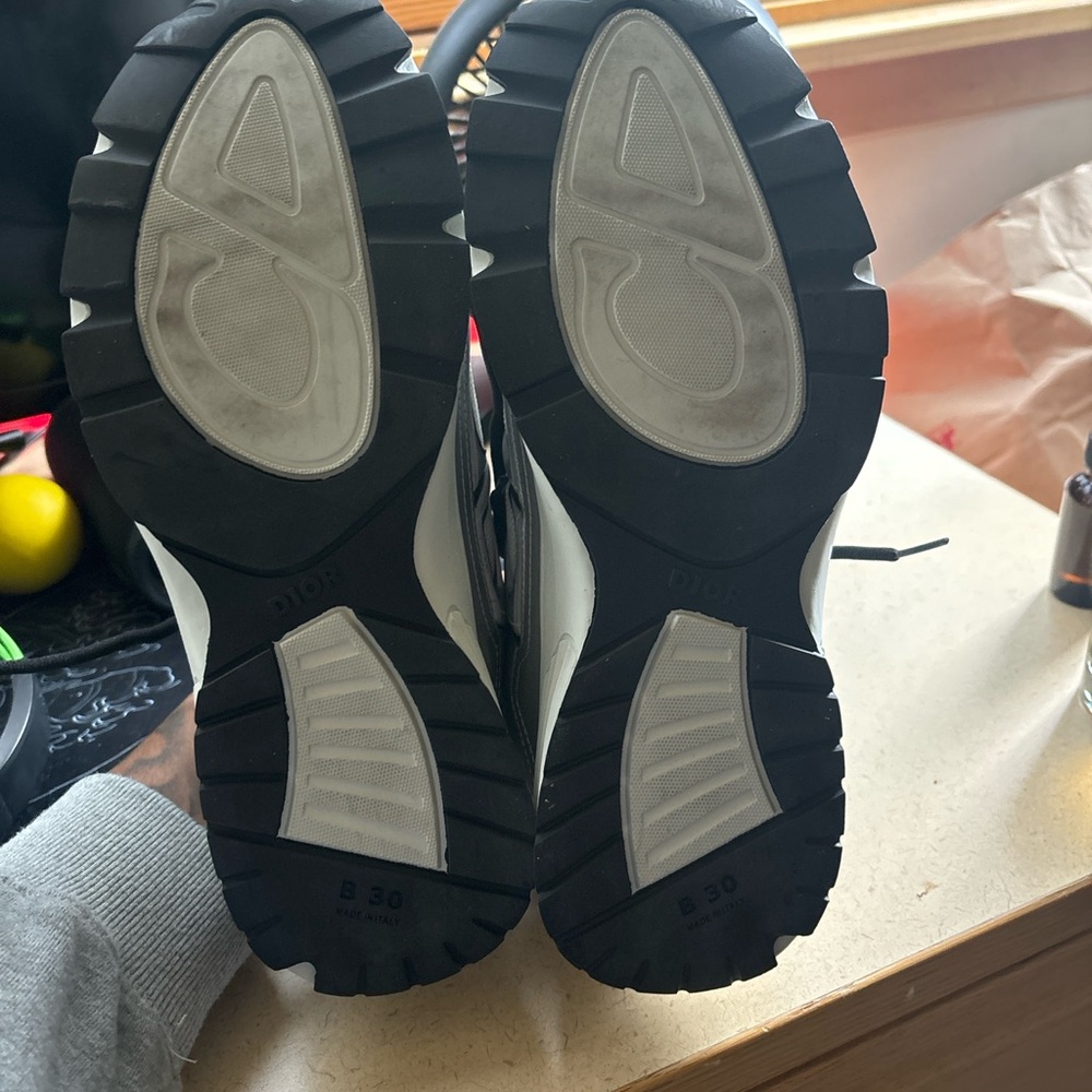 Dior Silver and Black Sneakers - Picture 5 of 5